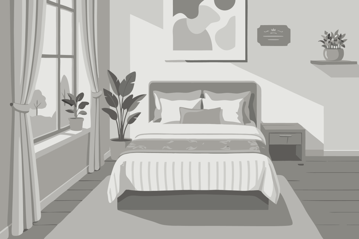 Bed in 7-Bed Mixed Dormitory Room